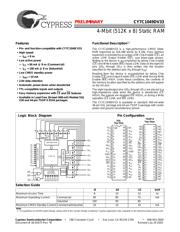 CY7C1049DV33-10ZSXC datasheet.datasheet_page 1