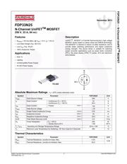 FDP33N25 datasheet.datasheet_page 1