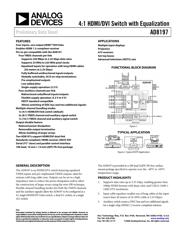 AD8197 datasheet.datasheet_page 1