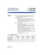 EPF6010ATC100-1 数据规格书 1