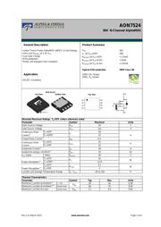 AON7524 数据规格书 1