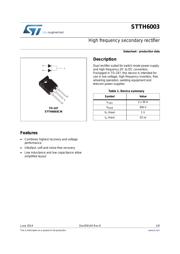 STTH6003CW 数据手册