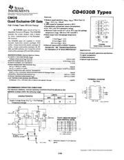 CD4030BM96E4 datasheet.datasheet_page 1