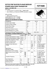 FZT788ATA 数据规格书 1