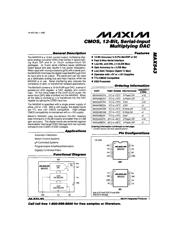 MAX543AESA 数据规格书 1