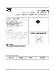 STS1NK60Z datasheet.datasheet_page 1