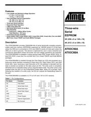 AT93C56A-10SU-2.7 datasheet.datasheet_page 1