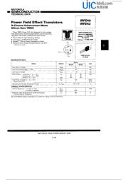 IRFZ40 datasheet.datasheet_page 1