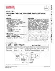 FSUSB30UMX datasheet.datasheet_page 1