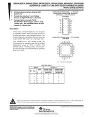 SN74AS257DR 数据规格书 1