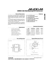 MX7523LN+ 数据规格书 1