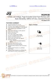 M25PE80 datasheet.datasheet_page 1