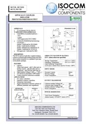 MCT2 数据规格书 1