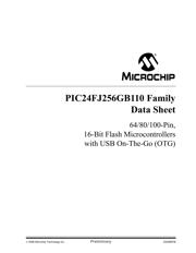 PIC24FJ192GB108T-I/PT 数据规格书 1