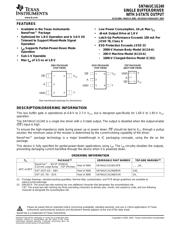 SN74AUC1G240YEPR 数据规格书 1