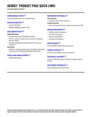 AD9863XCP-50 datasheet.datasheet_page 2