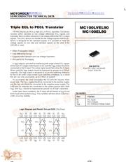 MC100LVEL90 datasheet.datasheet_page 1