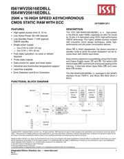 IS64WV25616EDBLL-10BLA3-TR 数据规格书 1