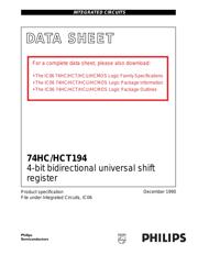 74HC194DB,118 datasheet.datasheet_page 1