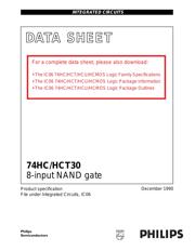 74HC30 datasheet.datasheet_page 1