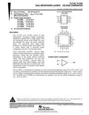 TLC393CP Datenblatt PDF