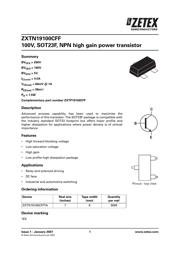 ZXTN19100CFFTA datasheet.datasheet_page 1