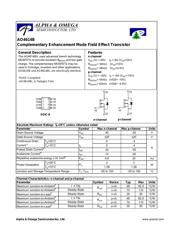 AO4614BL Datenblatt PDF