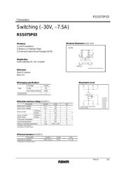 RSS075P03FU6TB datasheet.datasheet_page 1