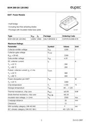BSM200GB120DN2 数据规格书 1
