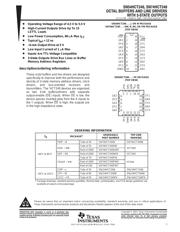 SN74HCT240 数据规格书 1