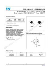 STP22NS25Z datasheet.datasheet_page 1