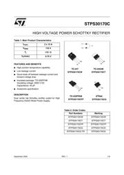 STPS30170CG datasheet.datasheet_page 1