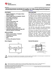 LMV1032UP-25/NOPB datasheet.datasheet_page 1