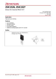 2SK1527 datasheet.datasheet_page 1