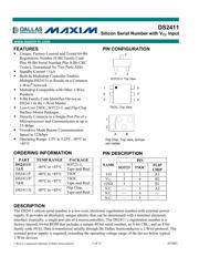 DS2411R datasheet.datasheet_page 1