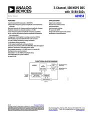 AD9958BCPZ datasheet.datasheet_page 1