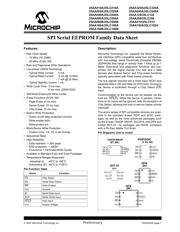 25LC160A-I/MS Datenblatt PDF