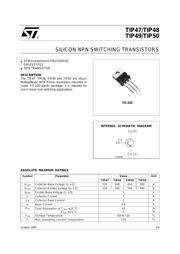 TIP50 datasheet.datasheet_page 1