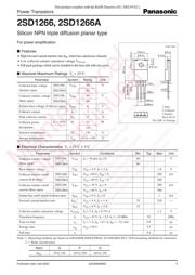 2SD12660P Datenblatt PDF