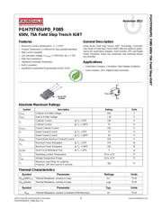 FGH75T65UPD Datenblatt PDF