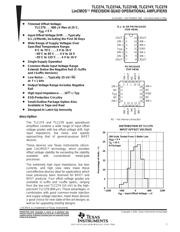 TLC274 数据手册
