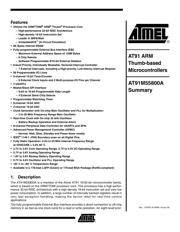 AT91M55800A-33AU datasheet.datasheet_page 1