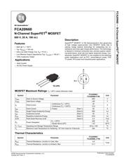 FCA20N60 数据规格书 1