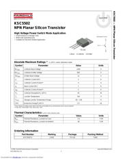 KSC5502 datasheet.datasheet_page 1