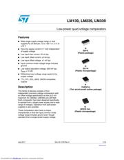 LM339 Datenblatt PDF