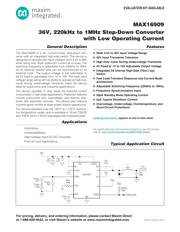 MAX16909RAUE/V+ datasheet.datasheet_page 1