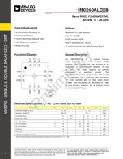 HMC260ALC3B 数据规格书 1