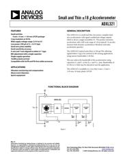 ADXL321JCP-REEL7 Datenblatt PDF