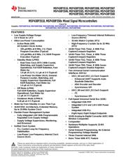 MSP430F5505IRGZR datasheet.datasheet_page 1