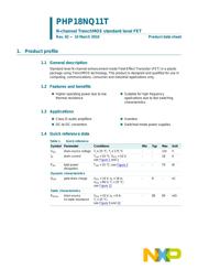 PHP18NQ11T 数据规格书 1